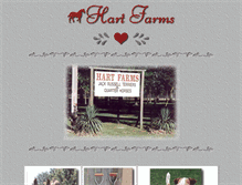 Tablet Screenshot of hartfarms.com